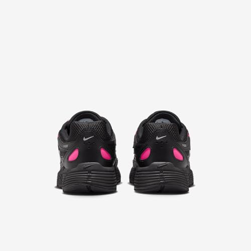Nike P-6000 Big Kids' Shoes (HV5064-600, Pink Blast/Metallic Silver/Black) Size 6