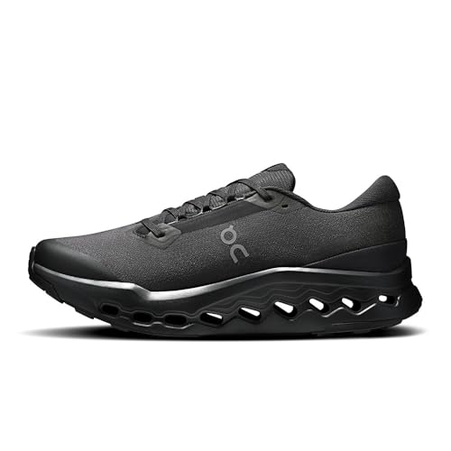 On Mens Cloudsurfer Trail 2 Waterproof Black/Black 11 M