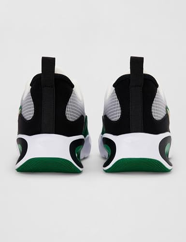 Nike Big Kids' Air Max Nova Shoes, White/Metallic Gold-Malachite-Black, 6Y