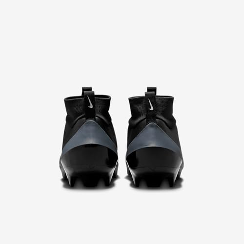 Nike Vapor Pro 1 Football Cleats (FB3298-002, Black/Dark Grey/Bright Crimson/Black) Size 10.5