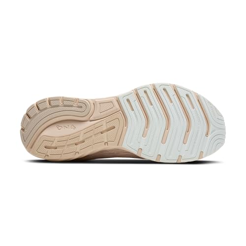 Brooks Women’s Anthem 7 Neutral Running Shoe - Almond/Grey/Desert Flower - 7 Medium