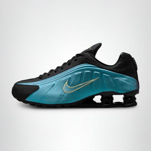 Nike Shox R4 Men's Shoes (Sapphire/Pencil Point/Black/Light Liquid Lime) Size 10.5