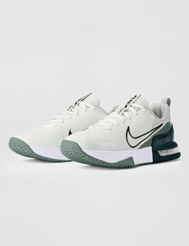 Nike Men's Air Max Alpha Trainer 6 Workout Shoes, Summit White/Seaweed-Light Silver, 3.5