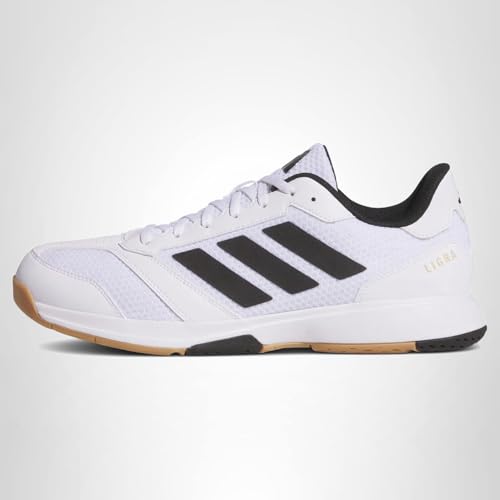 Adidas Mens Ligra 8 Indoor Volleyball, White/Black/White, 10