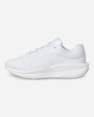 Nike Women's Winflo 11 Road Running Shoes, White/White-Photon Dust, 8