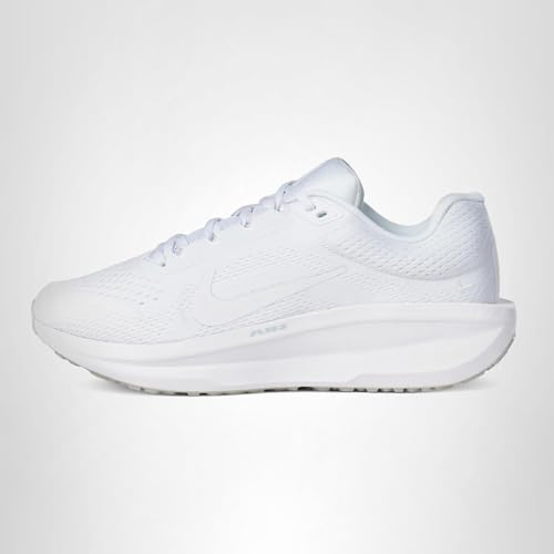 Nike Women's Winflo 11 Road Running Shoes, White/White-Photon Dust, 9