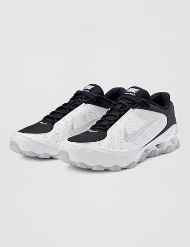 Nike Men's Reax 8 NSW Sl, Summit White/Metallic Silver-Black, 12