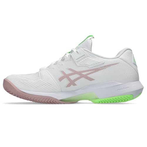 ASICS Women's Solution Speed Ff 4 Clay Trainers, White Morganite, 8.5 US