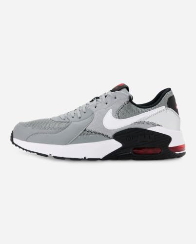 Nike Men's Air Max Excee, Particle Grey/White-Black-University Red, 10