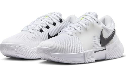 Nike Zoom GP Challenge 1 Women's Hard Court Tennis Shoes (FB3148-101, White/White/Black) Size 9