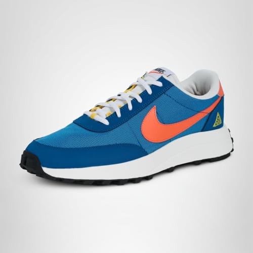 Nike Men's ACG LDV Sneakers, Blue/Turf Orange/Sail/White, 10.5 Medium US