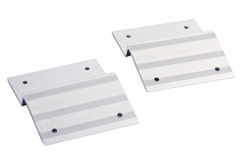 MaxxHaul Aluminum Ramp Top Kit 2 Pack Turns 2x8 Boards into Utility Loading Ramps 1400 lb Capacity with Non‑Skid Surface and Tailgate Protective Pads (80439)