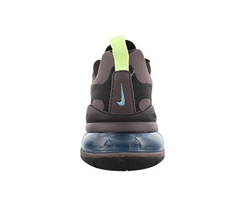 Nike Air Max 270 React Mens Shoes Size 10.5, Color: Charcoal Black/Cerulean/Thunder Grey