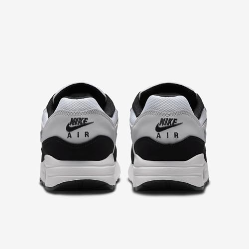 Air Max 1 Big Kids' Shoes (DZ3307-108, White/Pure Platinum/Black/Stadium Green) Size 6.5