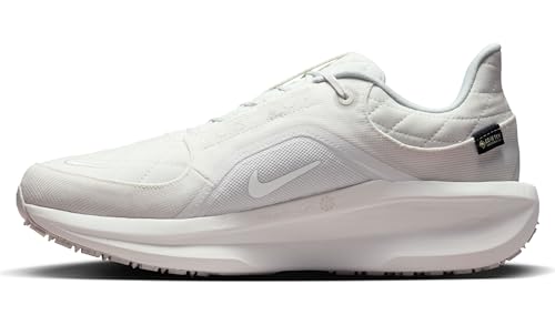 Nike Winflo 11 Gore-TEX Men's Waterproof Road Running Shoes (FQ1358-101, Summit White/Photon Dust/Off White/Summit White) Size 7