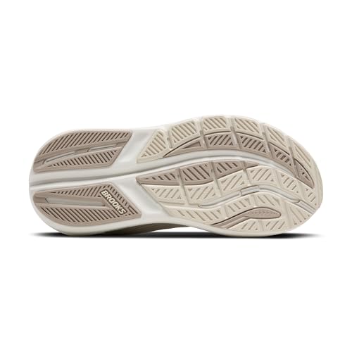Brooks Women Ghost Max 3 Coconut/Chateau Grey/Blue 7 Wide