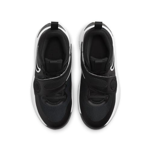 Nike Boy's Team Hustle D 11 Sneaker, Black White, 5.5 US