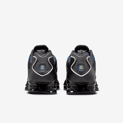 Nike Shox TL Men's Shoes (IB7670-001, Black/Metallic Silver/Lyon Blue/Varsity Maize) Size 10.5