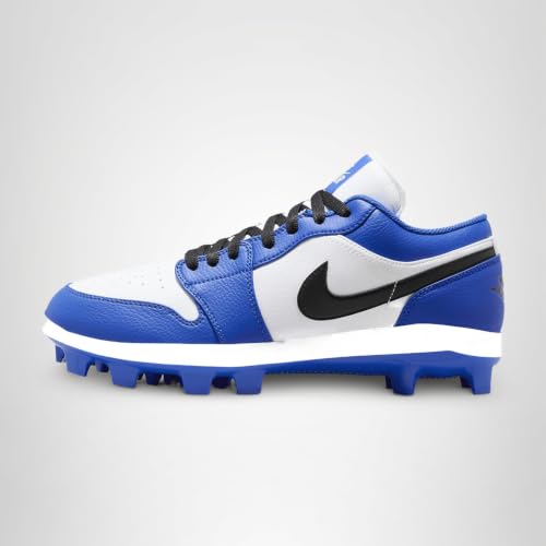 Jordan 1 Retro MCS Low Men's Baseball Cleats (CJ8524-411, Game Royal/White/Black) Size 14