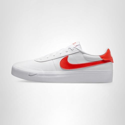 Nike Men's Court Shot Shoes, White/Picante Red, 9