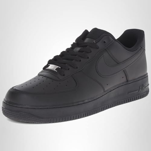 Men Nike Air Force 1 '07 Low Black / Black 315122-001 Size 8