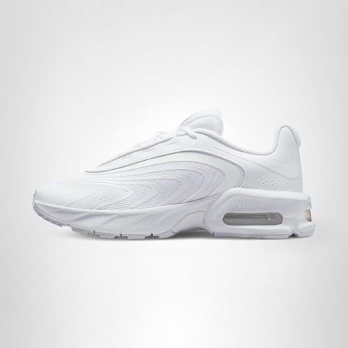 Nike Women's Air Max Fire Lifestyle Shoes, White/White-Black, 8.5