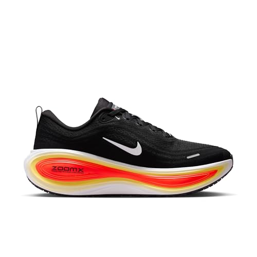 Nike Vomero Plus Men's Road Running Shoes (Black/Bright Crimson/Sail/White) Size 9.5