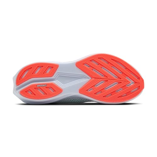 Brooks Women’s Hyperion 3 Neutral Running Shoe - White/Pink Clay/Atomizer - 9 Medium