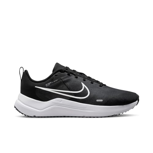Nike Men's Downshifter 12 Trainers, Black White Smoke Grey Pure Platinum, 10