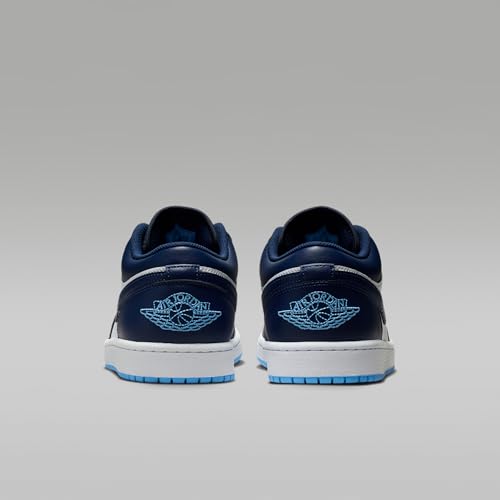 Air Jordan 1 Low Men's Shoes (Midnight Navy/White/University Blue) Size 10.5