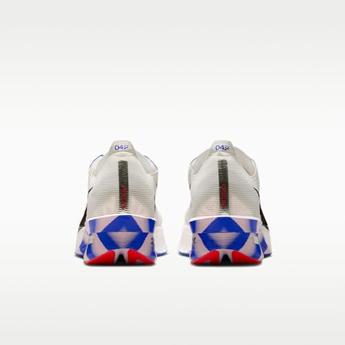 Nike Vaporfly 4 Men's Road Racing Shoes (White/Racer Blue/Silt Red/Black) Size 9.5