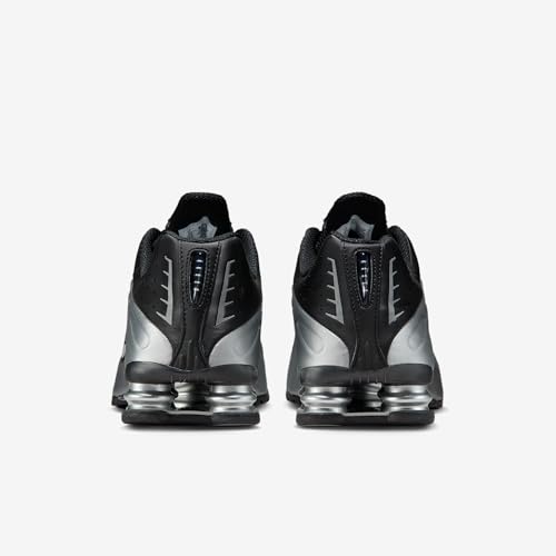 Nike Shox R4 Men's Shoes (Metallic Silver/Black/Metallic Silver/Metallic Silver) Size 7