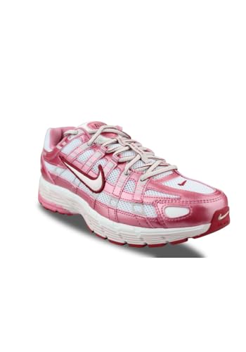 Nike P-6000 Women's Shoes (Summit White/Peony/Team Crimson/Silt Red) Size 6.5