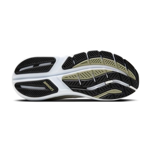 Brooks Men’s Ghost Max 3 Neutral Running & Walking Shoe - Bright White/Tea/Black - 11.5 Medium