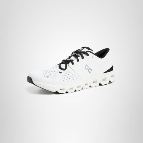 On Men's Cloud X 4 Sneakers, Ivory/Black, 12 Medium US
