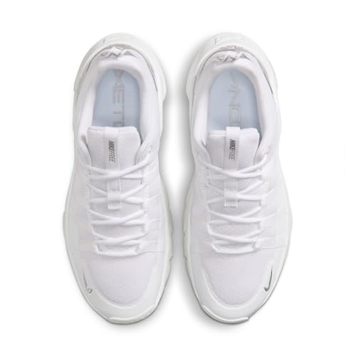 Nike Womens, Free Metcon 7, White/Metallic Silver/Photon Dust, 7.5 Medium