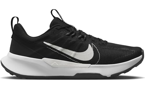 Nike Women's WMNS Juniper Trail 2 Nn Running Shoe, Black White, 7.5