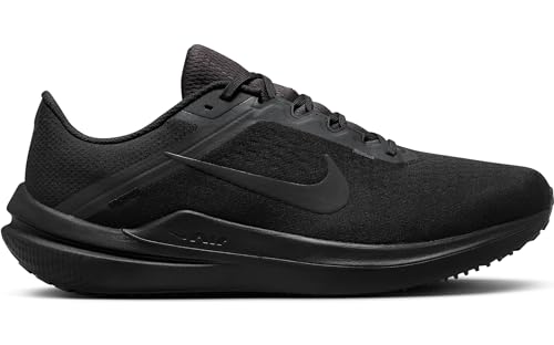 Nike Men's Air Winflo 10 Sneaker, Black Black Black Anthracite, 11.5 US