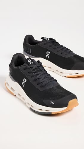 On Men's Cloudnova Form 2 Sneakers, Black | Ivory, 10.5 Medium US