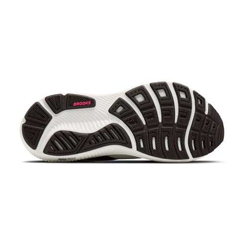 Brooks Women’s Ghost 18 Neutral Running & Walking Shoe - Coconut/Coffee/Fuchsia - 9 Medium