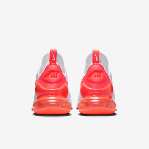 Nike Air Max 270 Women's Shoes (White/White/Bright Crimson) Size 6