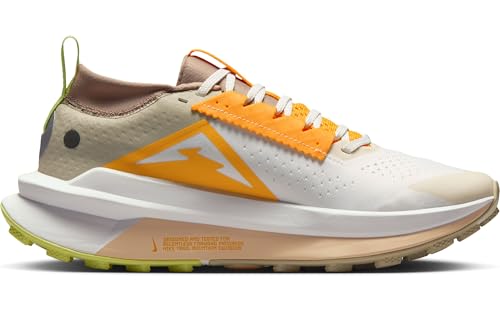 Nike Zegama 2 Women's Trail Running Shoes (FD5191-005, Summit White/Laser Orange/Total Orange/Black) Size 8.5