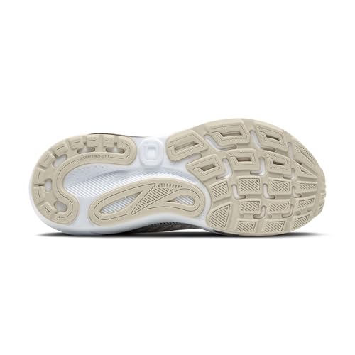 Brooks Men’s Adrenaline GTS 24 Supportive Running Shoe - White/Black/Pelican - 8 Medium