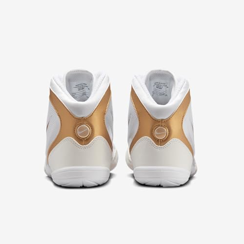 Nike Men's Freek Wrestling Shoes (8.5, White/Gold-M)