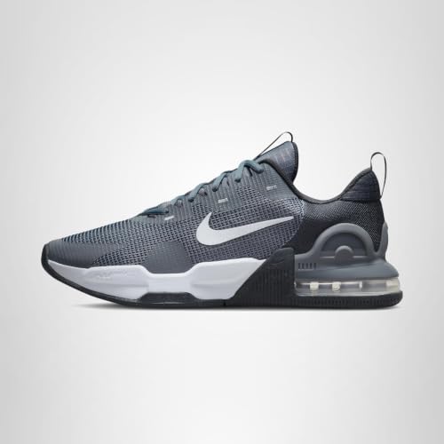 Nike Men's Air Max Alpha Trainer 5 Workout Shoes, Smoke Grey/White-Dark Smoke Grey-Dark Grey, 9