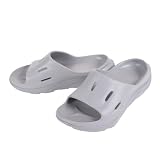 HOKA Ora Recovery Slide 3 Unisex Shoes Size 9, Color: Grey/Grey