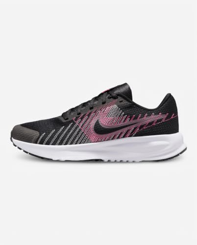 Nike Women's Run Defy Road Running Shoes, Black/Elemental Pink-Hyper Pink, 12