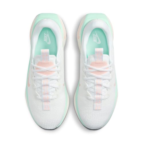 Nike Motiva Women's Walking Shoes (HQ3506-100, White/Mint Foam/Sail/Sunset Tint) Size 9.5