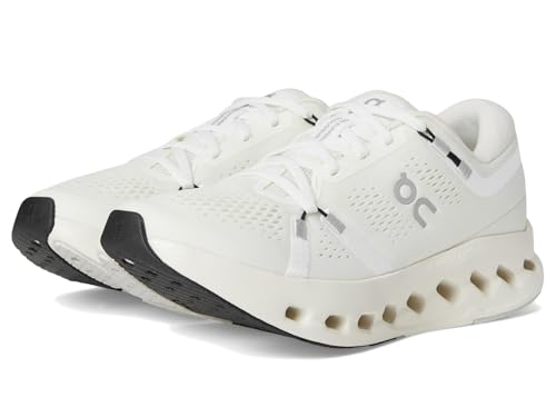 On Women's Cloudsurfer 2 Sneaker, Ivory/Ivory, 10.5 Wide