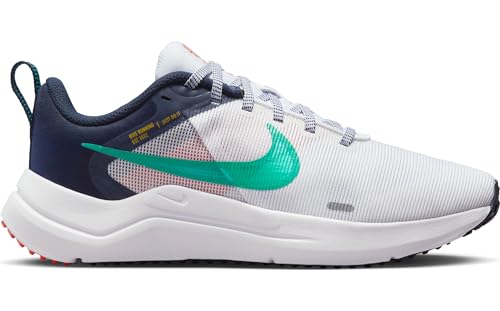 Nike Womens W Downshifter 12 Running Shoe, WHITE/CLRJAD, 6.5 UK (9 US)